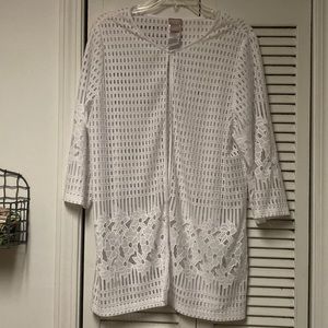 Chico’s kimono/ coverup. Great condition. From smoke free, pet free home.